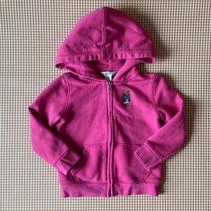 Ralph Lauren big bear pink jacket. Size 24 Months